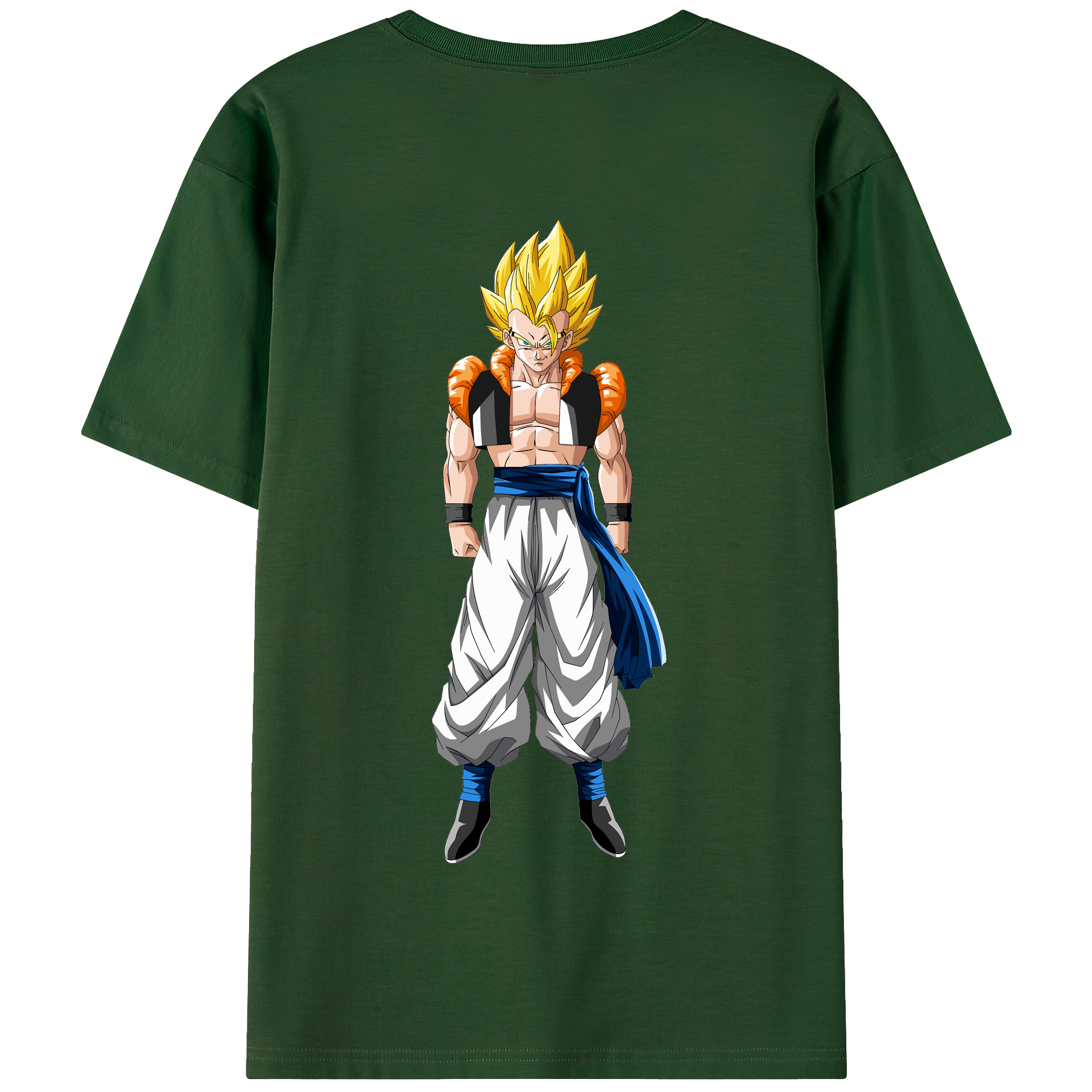 （画像用） ドラゴンボール ベジータ四世（Bejīta Yonsei）DRAGON BALL Vegeta IV 綿100％半袖Tシャツ（背面プリント）